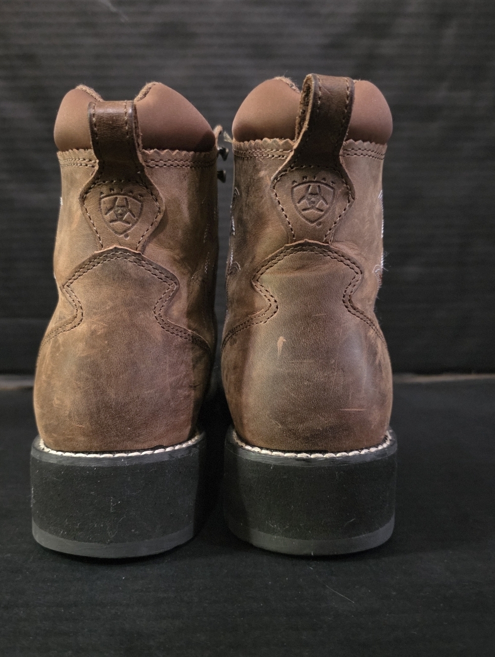 Ariat Womens Driftwood Brown Probably Lacer Boot Size 11 - Picture 6 of 10
